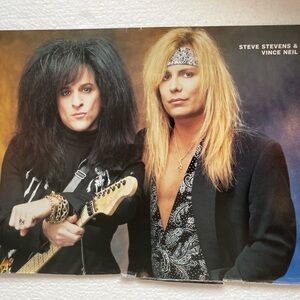 Steve Stevens and Vince Neil pinup